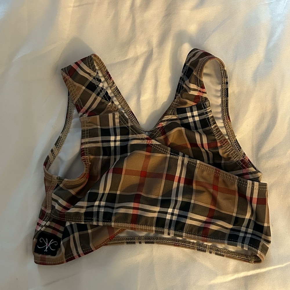 Plaid Kandi Kouture Dance Top